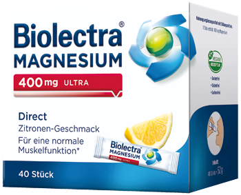 Biolectra® MAGNESIUM 400 mg ULTRA direct Zitrone