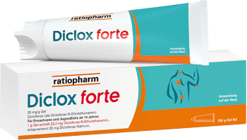 Diclox forte 20 mg/g Schmerzgel